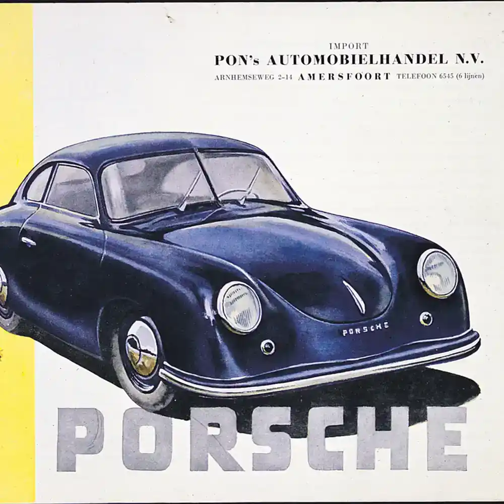 advertentie voor een porsche