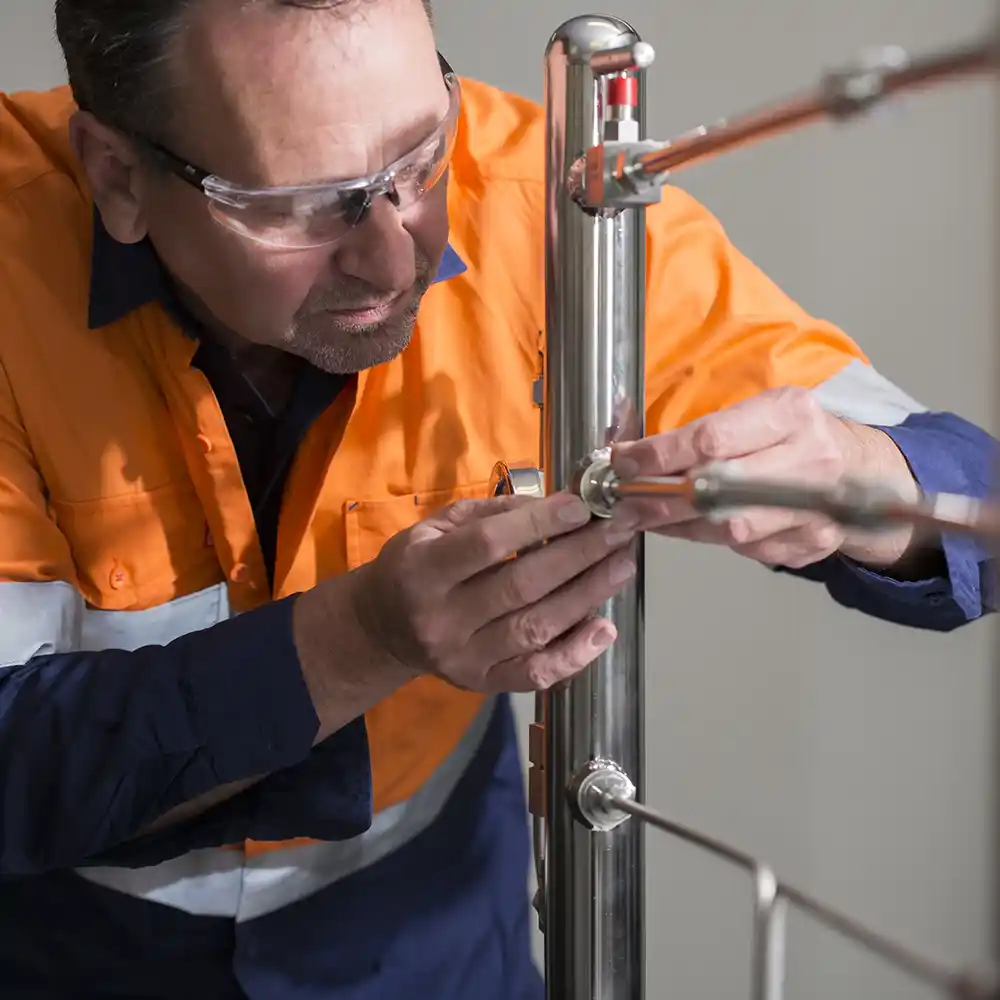 specialist aan het werk