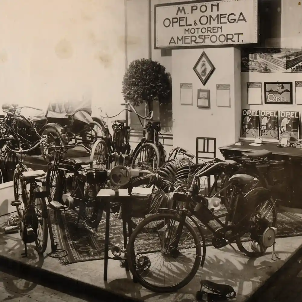 Pon motoren op de foto